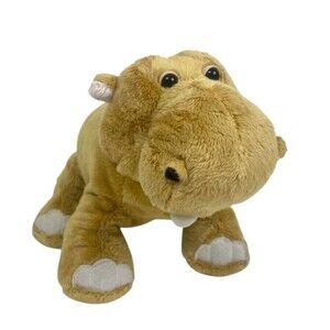 Ganz Webkinz Mud Hippo Hippopotamus Beanbag Plush 9" Stuffed Animal Toy No Code